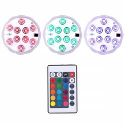 Набір ламп LED на батарейках з пультом GRUNDIG RGB 3 шт