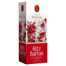 Чай трав'яний Ritz Barton Літній вікенд з каркаде, вишнею 1,5 г х 25 шт/пач.