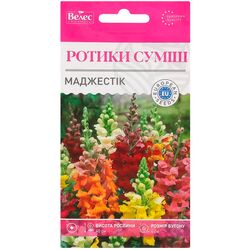 Насіння Квіти ВЕЛЕС Ротики Маджестік 0,2 г