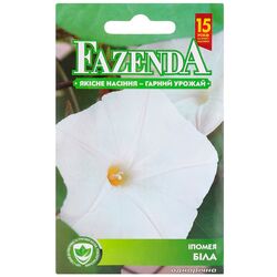 Насіння Квіти однорічні FAZENDA Іпомея біла 1 г