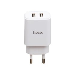 Пристрій зарядний Hoco C62A Micro 2USB білий