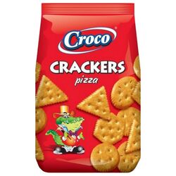 Крекер солоний Croco зі смаком піци, 100 г