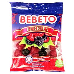 Цукерки жувальні Bebeto Ягоди, 70 г