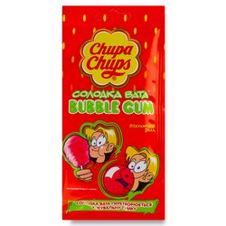 Гумка жувальна Chupa Chups Fairy Floss Полуниця 11 г