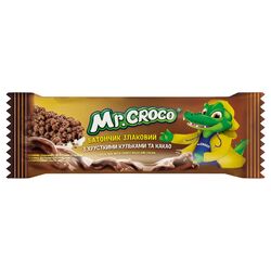 Батончик глазурований Mr.Croco з какао 20 г