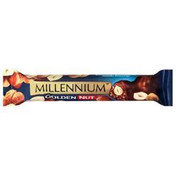 Шоколад молочний Millennium GoldenNut цілий фундук 40 г
