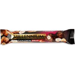 Шоколад чорний Millennium GoldenNut подрібнений фундук 40 г
