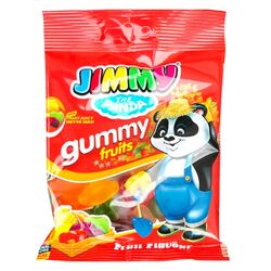 Цукерки жувальні JIMMY GUMMY Фрукти 80 г