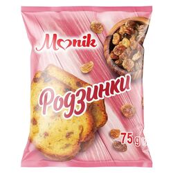 Родзинки світлі Monik 75 г