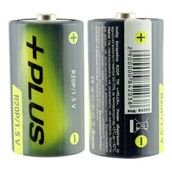 Набір батарейок +PLUS R20P 2 шт