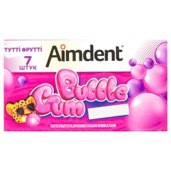 Гумка жувальна Aimdent Bubble Tutti Frutti 14,5 г