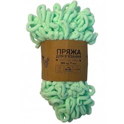 Пряжа для в'язання руками плюшева Craft time 100 г, 7 м тон №28