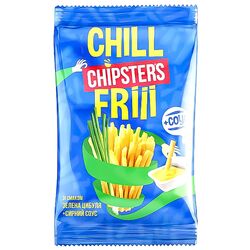 Соломка картопляна CHIPSTER'S Зелена цибуля + сирний соус 70г
