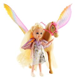 Набір іграшковий Toi-Toys: лялька, єдиноріг, аксесуари