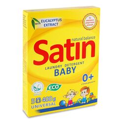 Порошок пральний універсальний Satin Natural Balance дитячий 400 г