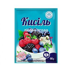 Кисіль Ласочка 3 чашки Лісова ягода 90 г