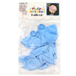 Набір кульок повітряних Blue matte 10 шт