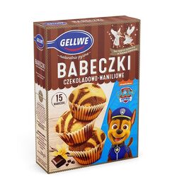 Набір для приготування кексів GELLWE: суміш ванільно-шоколадна 238 г + форми