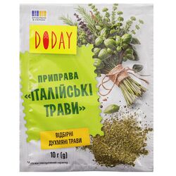 Приправа Doday Італійські трави 10 г