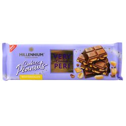 Шоколад молочний Millennium Very Peri з начинкою печива, арахісу 270 г