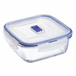 Контейнер харчовий герметичний скляний квадратний LUMINARC PURE BOX ACTIVE 1,22 л