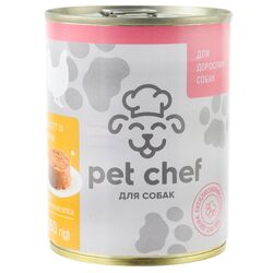 Паштет для дорослих собак Pet Chef з куркою 360 г
