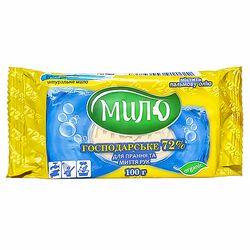 Мило господарське тверде 72% 100 г