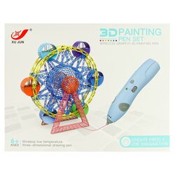 Набір для творчості 3D-ручка з трафаретами та стрижнями