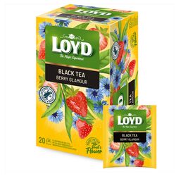 Чай чорний ароматизований LOYD Berry Glamour 1,75 г х 20 шт/пач.
