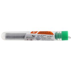 Припій для паяння Sn60Pb40 з флюсом d=0,6 мм, 9 г