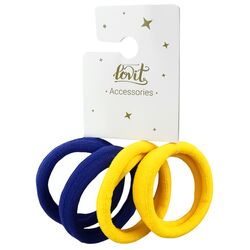 Набір резинок для волосся тканинних Lovit 4 шт/уп.