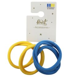 Набір резинок для волосся текстильна класична Lovit 4 шт