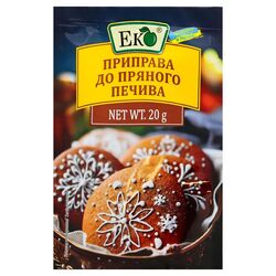 Приправа смакова ЕКО До пряного печива 20 г