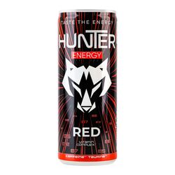 Напій енергетичний безалкогольний HUNTER Red ж/б 250 мл