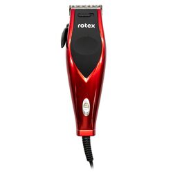 Машинка для стрижки волосся з насадками Rotex RHC130-S червона 10 Вт
