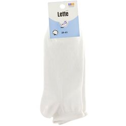 Шкарпетки чоловічі гладкі низькі Lette мікс р.25-27