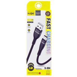 Кабель USB-microUSB однотонний з силіконовим покриттям
