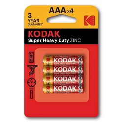 Набір батарейок сольових KODAK EXTRA HEAVY DUTY R3 ААА 4 шт/уп