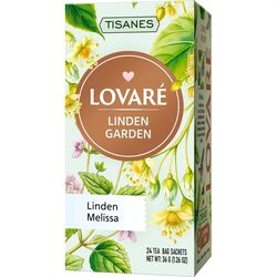 Чай трав'яний Lovare Linden garden Бленд з фруктами, плодами 1,5г х 24шт/пач.
