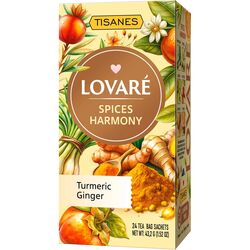 Чай трав'яний Lovare Spices harmony Бленд зі спеціями, ароматом хурми, мандарина 1,8г х 24шт/пач.