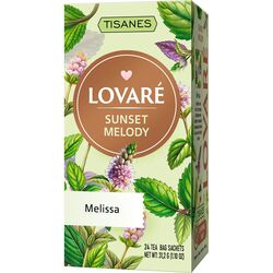 Чай трав'яний Lovare Sunset melody з листям меліси 1,3г х 24шт/пач.