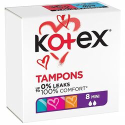 Тампони Kotex Міні 8 шт/уп