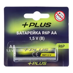 Батарейка +PLUS R6P АА 1 шт
