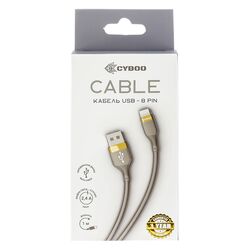 Кабель USB-8PIN Cyboo однотонний