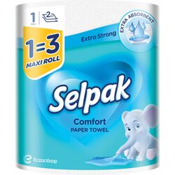 Рушник паперовий SELPAK Comfort MAXI 1=3 2 шари 1 рулон