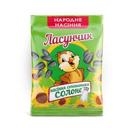 Насіння соняшника смажене Ласунчик солоне 100 г