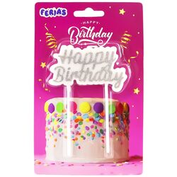 Свічка для торта FERIAS Happy birthday