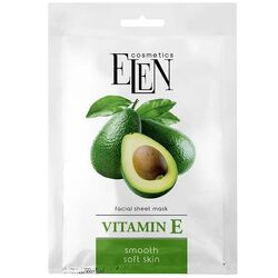 Маска для обличчя тканинна ELEN cosmetics Vitamin E 25 мл
