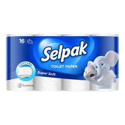 Набір паперу туалетного SELPAK 3 шари 16 штук