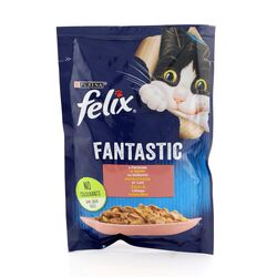Корм для котів Felix Fantastic лосось пауч 85 г